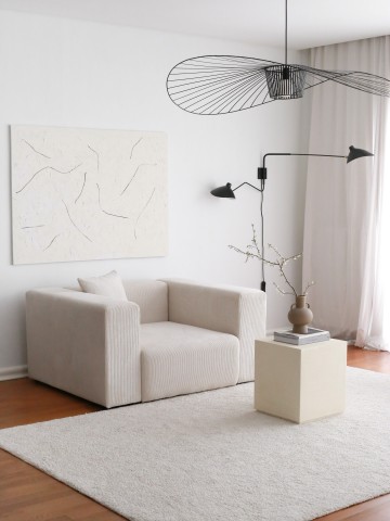 PUFFY MODULAR SINGLE SOFA `