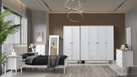 HAMPTON 6 DOOR WARDROBE `